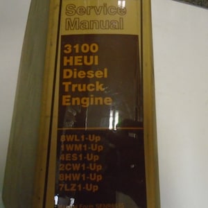 Caterpillar 3100 HEUI Diesel Truck Engine Service Manual Factory OEM Book Used