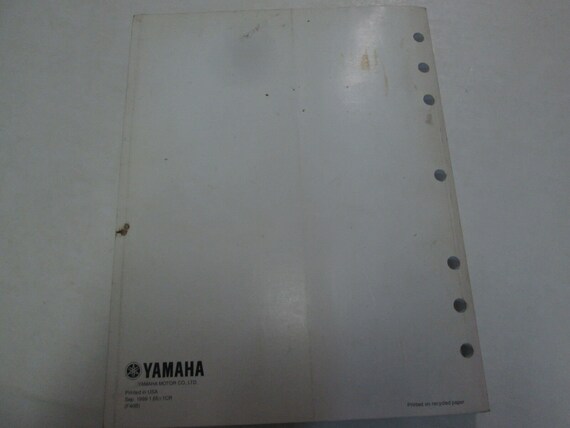 2000 Yamaha Outboards Boat F40B Service Manual Us… - image 8