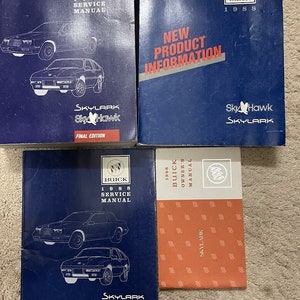 1988 Buick Skylark Skyhawk Service Shop Repair Workshop Manual Set OEM W Suppl