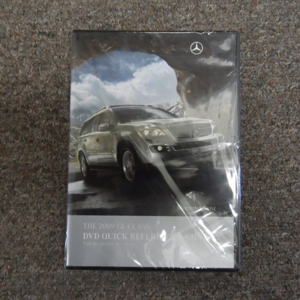 2009 Mercedes Benz Gl-Class Gl Class Quick Reference Guide Dvd Cd New Oem 09
