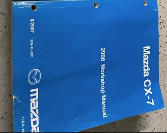 2008 Mazda CX7 CX-7 Service Shop Repair Workshop Manual OEM