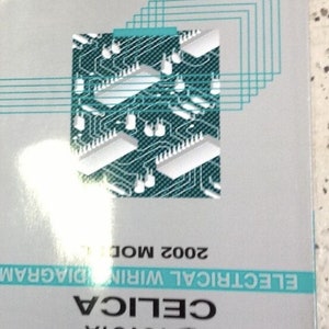 2002 Toyota Celica Electrical Wiring Diagram Manual Oem Etm Ewd