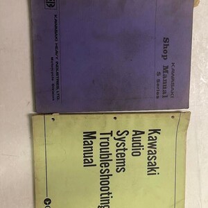 1971 1972 Kawasaki S-Series S1 S2 Service Shop Repair Manual Set