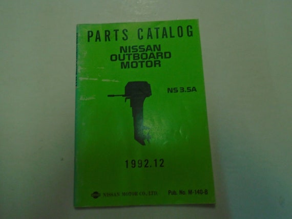 1992 Nissan Marine Outboard Motor NS 3.5A Parts C… - image 1