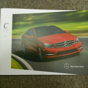 2014 Mercedes Benz C Class Sedan Coupe Sales Brochure Manual Factory Oem Book 14