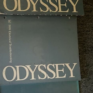 1999 Honda Odyssey Van Service Repair Shop Workshop Manual Set W Ewd Body