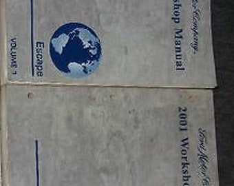 2001 Ford Escape Service Shop Repair Workshop Manual Set Oem 01 Factory