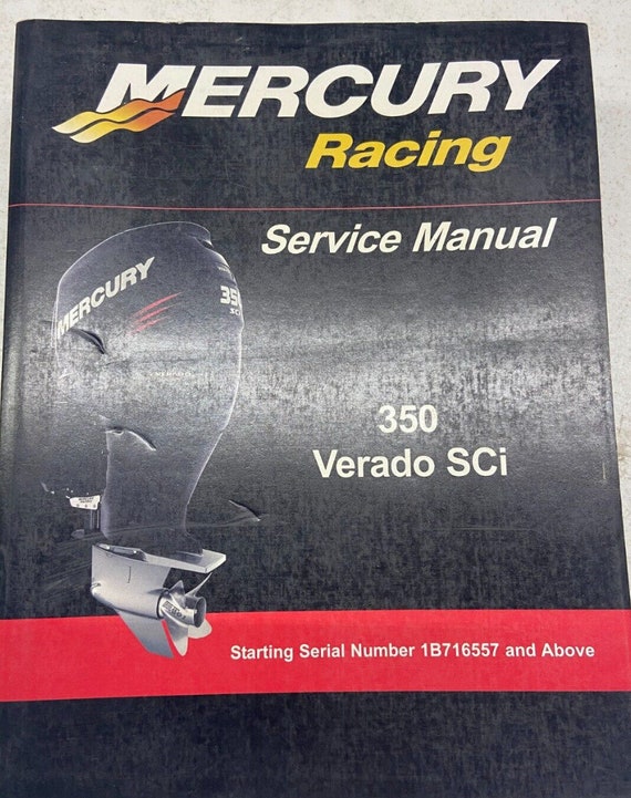 Mercury Racing 350 Verado SCI Boat Engine Shop Servic… Gem