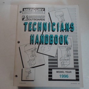 1996 Mercury Mariner Outboards 2.5 3.3 Seapro Technicians Handbook Manual OEM