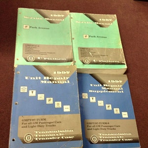 1997 Buick Park Avenue Service Shop Repair Manual Set W Trans Unit Manuals Wow