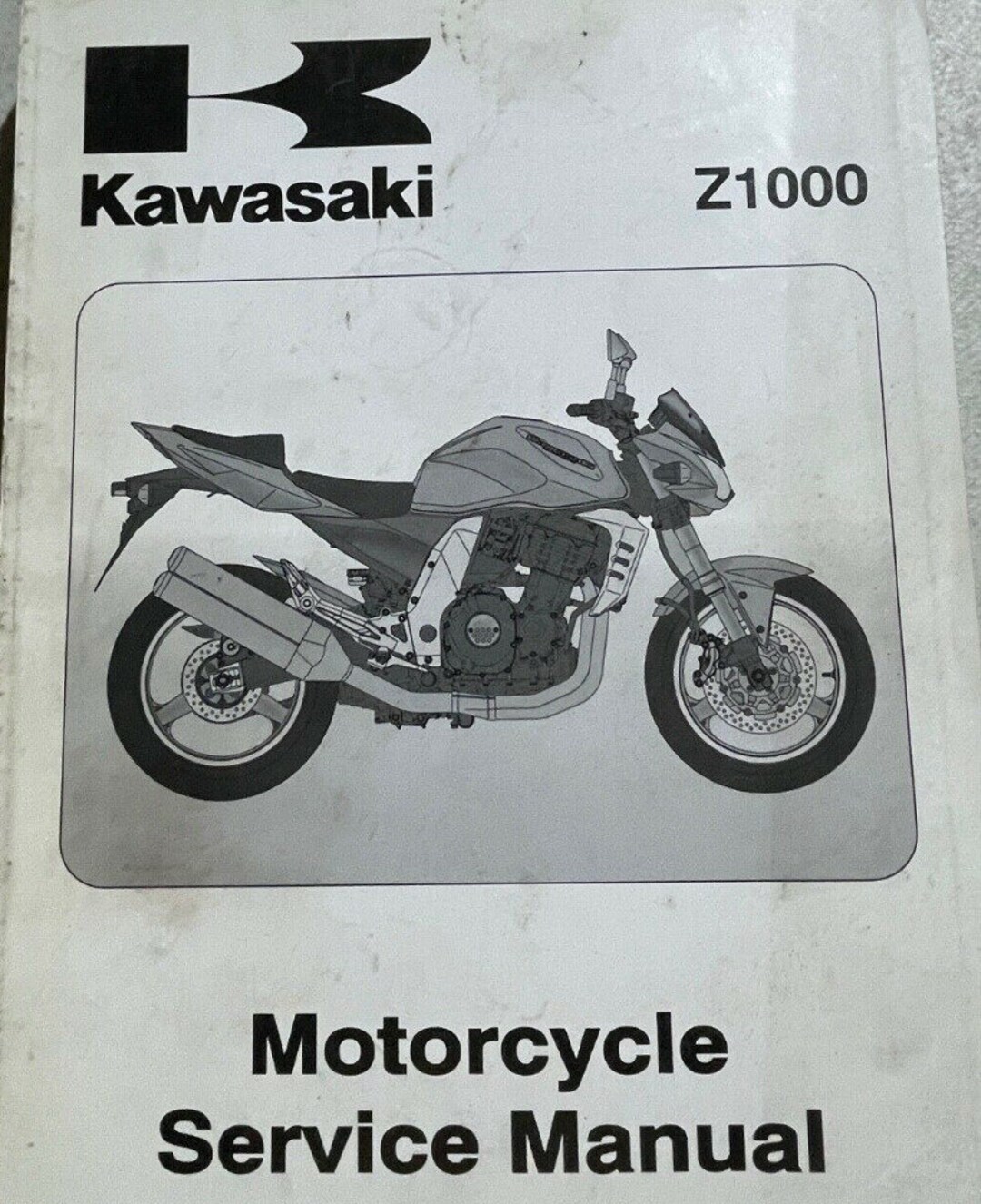 2003 2004 KAWASAKI Z1000 Z 1000 Manual de taller de reparación de