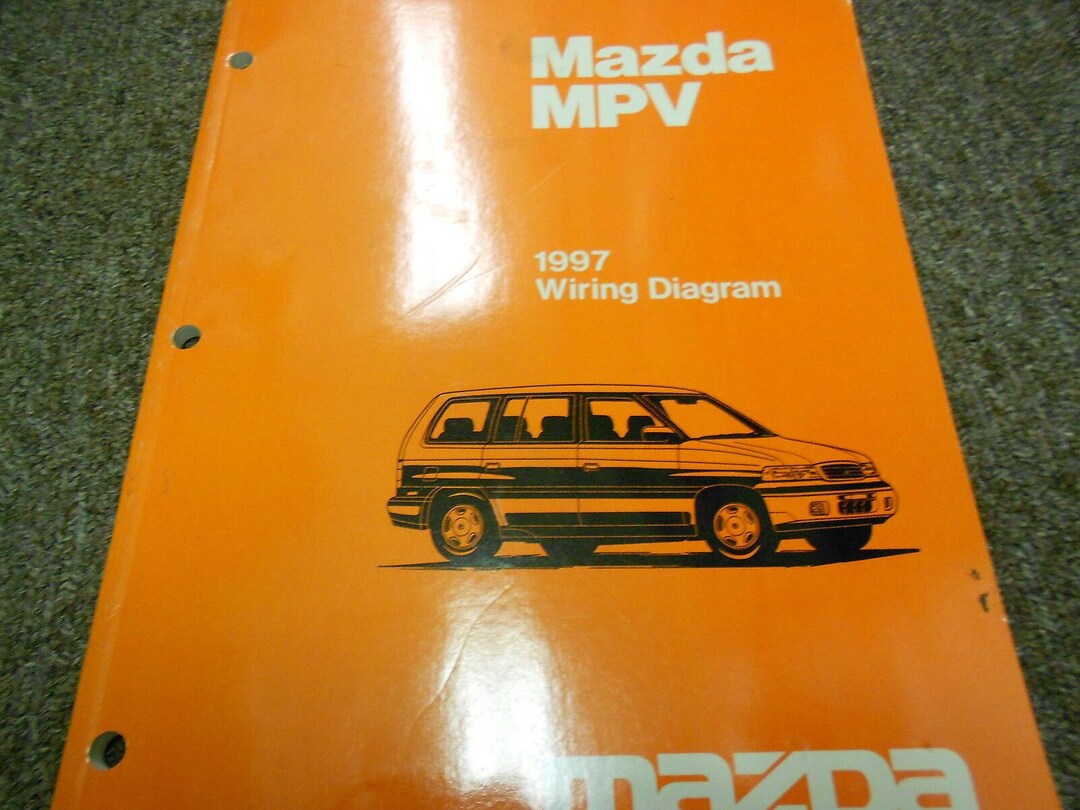 1997 Mazda MPV Van Electrical Wiring Diagram Service Repair Etsy