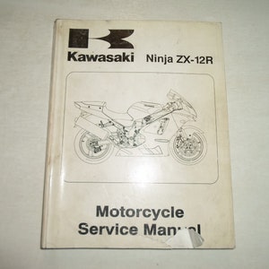 2002 Kawasaki Ninja ZX-12R Motorcycle Service Repair Shop Workshop Manual OEM