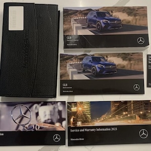 2023 Mercedes Benz GLB Class Models Owners Operators Manual Set