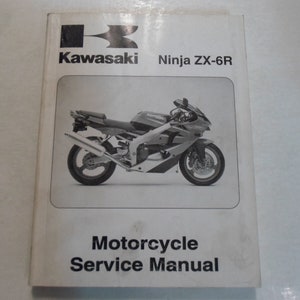 2000 Kawasaki Ninja ZX-6R Motorcycle Service Repair Shop Manual FACTORY OEM x