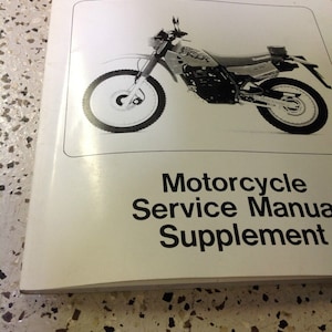 1985 1989 1995 1997 Kawasaki Kl250 Kl 250 motorfiets service reparatiewerkplaats handleiding