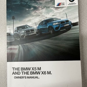 2016 Bmw X5 M X6 M Owner Owners Operators Manual OEM