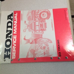 1993 Honda TRX90 TRX 90 Workshop Service Shop Repair Manual Factory NEW