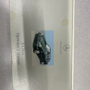 2002 Mercedes Benz E Class E200 250 300 500 Owners Operators Owner Manual Oem