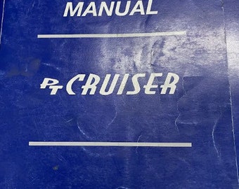 2002 Chrysler Pt Cruiser Repair Shop Service Manual Oem
