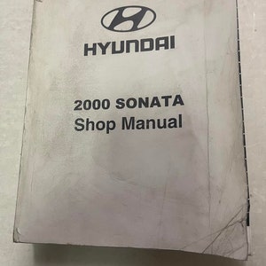 2000 Hyundai Sonata Service Repair Shop Manual Factory Oem 2Nd Edition