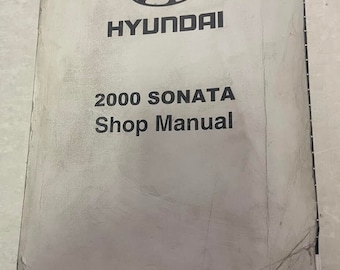 2000 Hyundai Sonata Service Repair Shop Manual Factory Oem 2Nd Edition