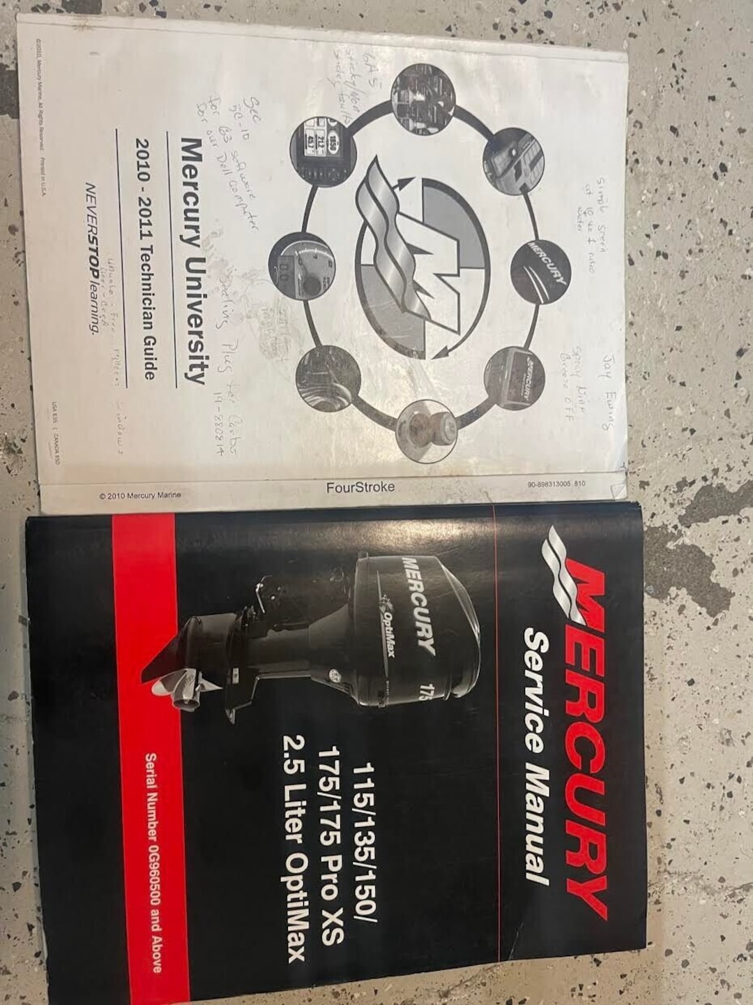 Mercury Service Manual 115/135/150/175/175 Pro XS 2.5 Ltr Etsy