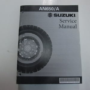 2003 2004 2005 2006 2007 Suzuki AN650/A Service Repair Workshop Manual NEW
