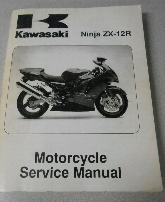 2000 Ninja ZX-12R サービスショップ修理ワークショップマニュアル