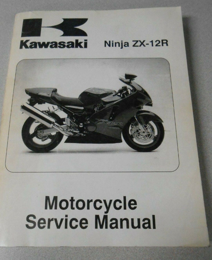 2000 Ninja ZX-12R サービスショップ修理ワークショップマニュアル