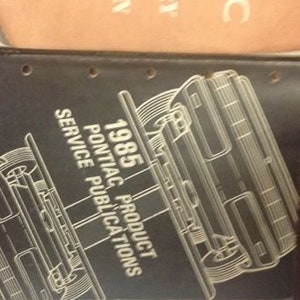 1985 Pontiac Grand Am Service Shop Repair Manual Set W Bulletins + Prelim