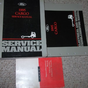 1995 Ford Cargo Truck Service Shop Repair Manual W Wiring Diagrams + Specs Book