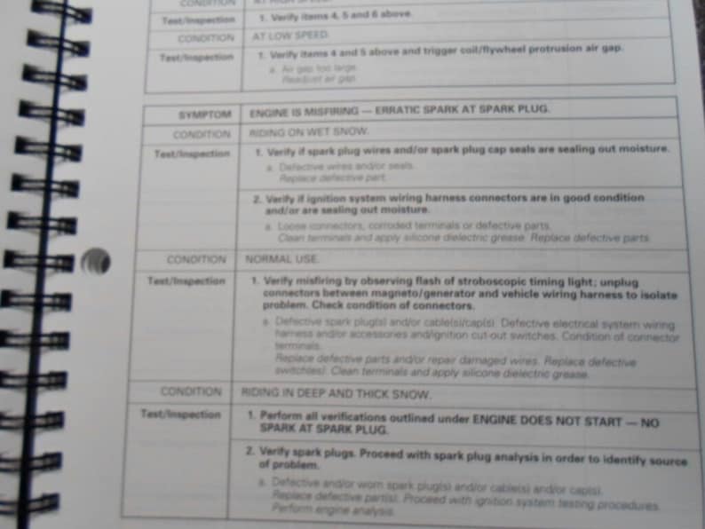 2001 Ski Doo Skandic Touring Formula MX Z Summit Service Manual OEM 484200022 image 3