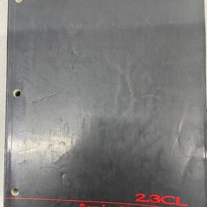 1998 Acura 2.3CL Service Repair Workshop Shop Manual OEM