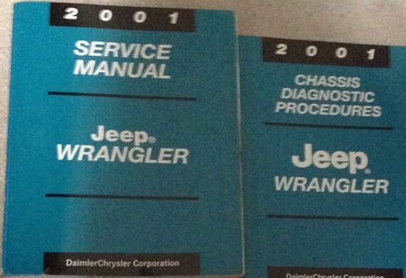 2001 Jeep Wrangler Service Shop Repair Manual Set W Chassis - Etsy Australia