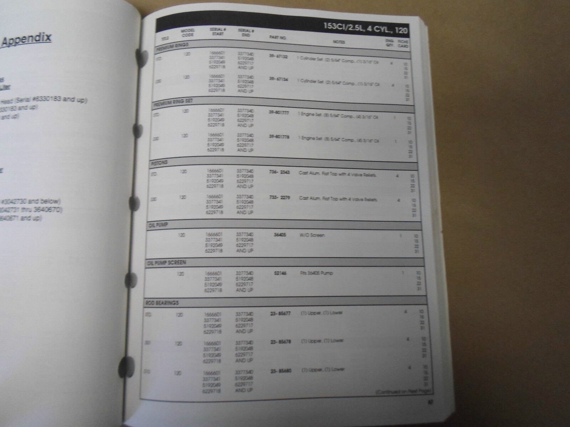 1993 Quicksilver Marine Parts and Accessories Engine Service Etsy