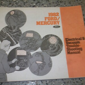 1982 Ford Crown Victoria bedrading elektrische probleemoplossing winkel reparatiehandleiding