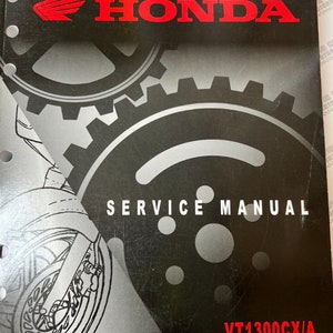 2010 HONDA VT1300CX/A FURY Shop Repair Workshop Service Manual 61MFR01