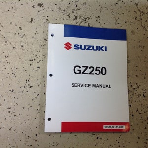 1999 2000 2001 2002 2003 2004 2005 2006 Suzuki GZ250 Service Repair Manual NEW