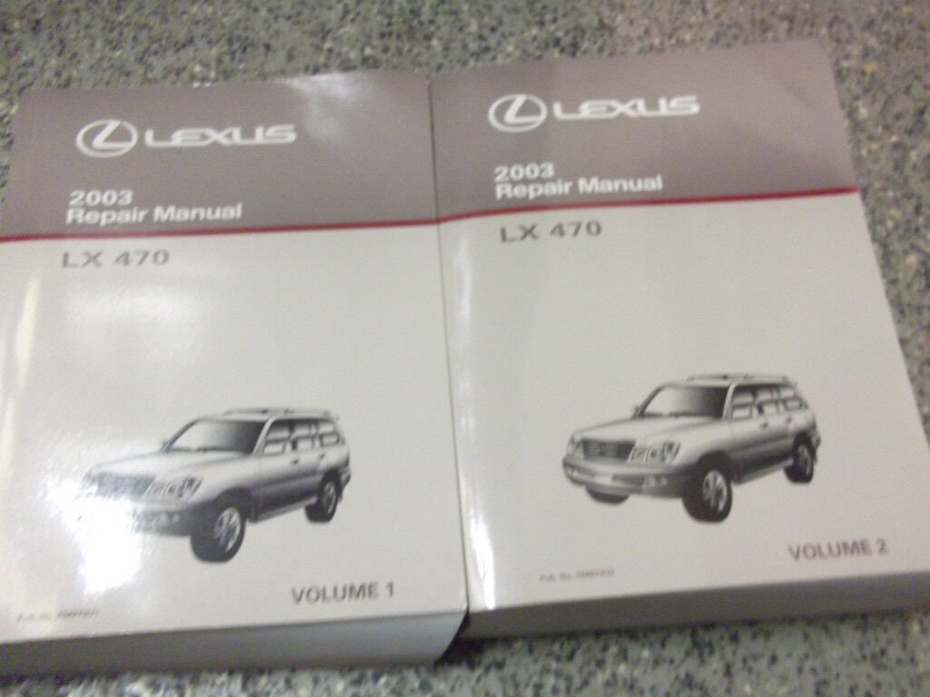 Manual De Reparación Taller Completo Para Lexus LX 470 2007 – Edición En Papel