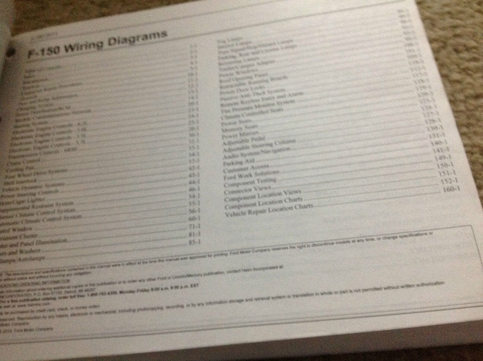 2011 Ford F-150 F150 TRUCK Wiring Diagrams Service Repair Shop Manual