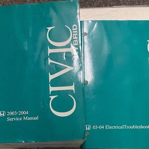 2003 2004 Honda Civic Hybrid Service Shop Repair Workshop Manual Oem W Etm