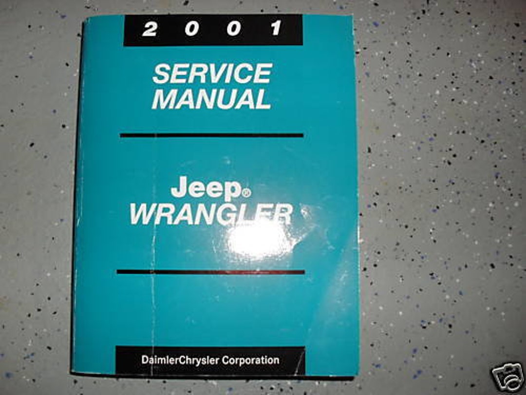 2001 JEEP WRANGLER Service Shop Repair Workshop Manual New - Etsy Australia