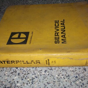 Caterpillar Cat 3208 Engine Serial 75V1-Up 90N1-Up Service Shop Manual Oem X