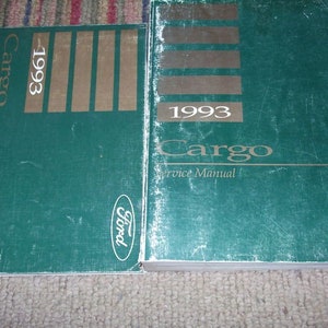 1993 Ford Cargo Truck Service Shop Repair Workshop Manual Set W EVTM OEM