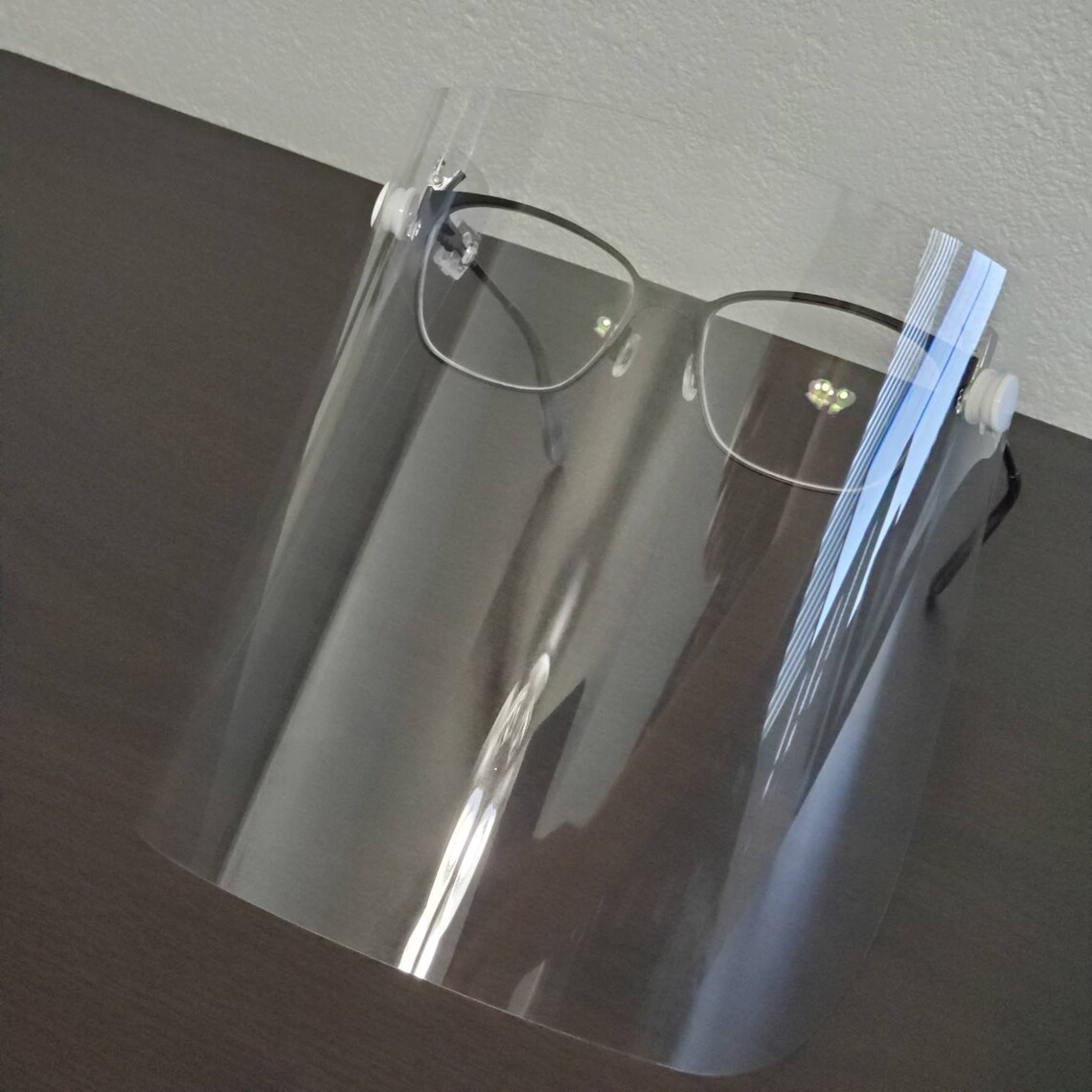 Clipon Face Shield for Glasses or Hats Easy Etsy UK