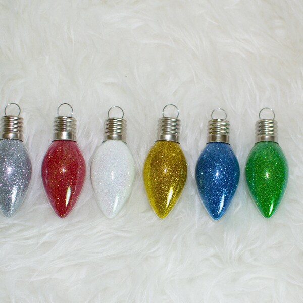 Glitter Ornaments - Etsy