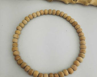 Handmade Wooden Beaded Hoop: Macrame Wreath DIY Craft Ring
