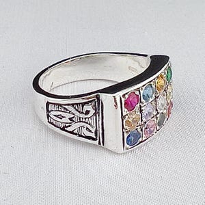 Twelve Tribes Ring// Aaron's Breastplate of Decision//judaica - Etsy