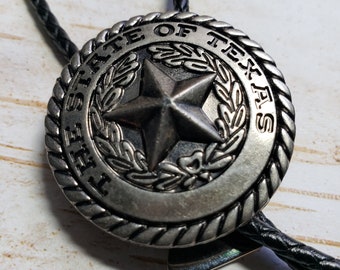 Trending Concho Bolo Tie Western Jewelry Silver Antique w Scandalous Blue Enamel Gift Her Him Boyfriend Girlfriend American Made #80172-1